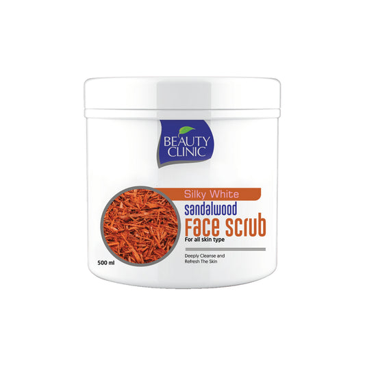 Silky White Sandalwood Face Scrub 500ml