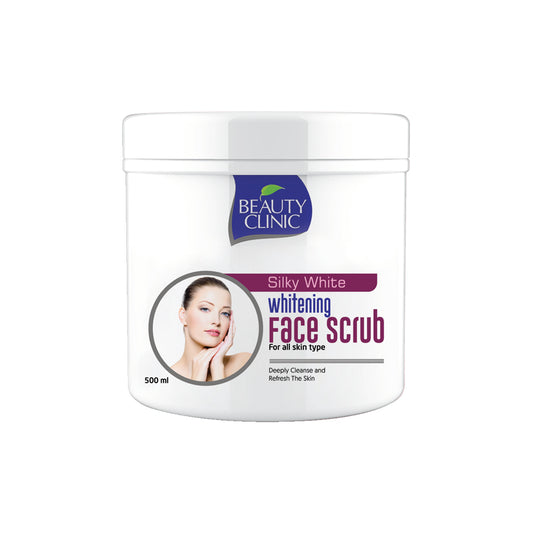 Silky White Whitening Face Scrub 500ml